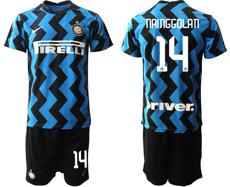 Men 2020-2021 club Inter milan home #14 blue Soccer Jerseys->inter milan jersey->Soccer Club Jersey